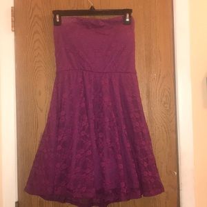Laced Purple Dress